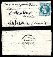 O 52ème BALLONS DES GRAVILLIERS, Lettre Avec Texte De Paris Le 10 Novembre 1870 Adressée Par Alfred Roseleur à Sa Femme  - Guerre De 1870