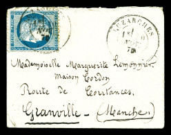 O LE GENERAL UHRICH: 20c Siège Obl Càd LUZARCHES Le 20 Novembre 1870 Sur Enveloppe Petit Format Confiée Aux Aéronautes P - Krieg 1870