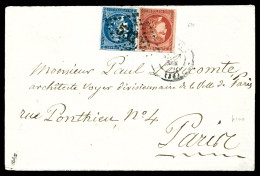 O Boule De Moulins 20c Bordeaux T II Et 80c Bordeaux Obl GC 533 Et Càd De BORDEAUX Du 31 Déc 1870 Sur Lettre Avec Texte. - Krieg 1870