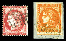 O CONSTANTINOPLE N°48 Et 57, Obl GC '5083'. TB  Qualité: Oblitéré  Cote: 170 Euros - 1870 Emissione Di Bordeaux