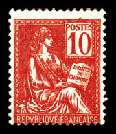 ** N°116, 10c Rouge Type II. TB  Qualité: **  Cote: 300 Euros - 1900-02 Mouchon