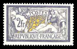 ** N°122, Merson, 2F Violet Et Jaune, Bon Centrage Et Fraîcheur Postale. SUP (certificat)  Qualité: **  Cote: 3200 Euros - 1900-27 Merson