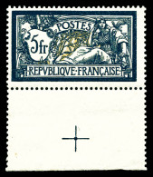 ** N°123, 5F Merson, Bas De Feuille Avec Croix De Repère. TTB  Qualité: **  Cote: 360 Euros - 1900-27 Merson