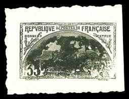 (*) N°152, Orphelins, 30c +25c: Essai En Noir Sur Feuillet. TTB  Qualité: (*)  Cote: 500 Euros - Unused Stamps