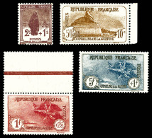 ** N°229/232, Série Orphelins De 1926, Les 4 Valeurs TB  Qualité: **  Cote: 620 Euros - Unused Stamps