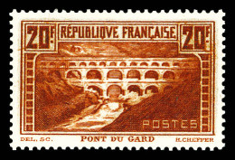 ** N°262b, 20F Chaudron Clair Rivière Blanche Type IIB, TTB (certificat)  Qualité: **  Cote: 625 Euros - Unused Stamps