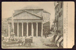 1920circa-"Roma,Il Panteon,il Portico è Dell'anno 27A.C.,la Rotonda Credesi Del  - Other & Unclassified