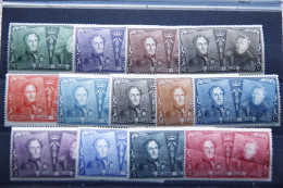Série Commémoratives  (COB/OBP 221/233, MH*) 1925. - Unused Stamps