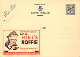 1955circa-Belgique Belgium Belgio Cartolina Postale 90c.nuova Con Riquadro Pubbl - Sonstige & Ohne Zuordnung