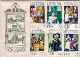 1974-Germania DDR S.6v."Museo Del Castello Di Arnstad"su Fdc Con Annullo Di Favo - Storia Postale