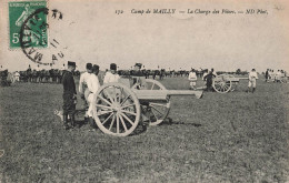 FRANCE - Camp De Mailly - La Charge Des Pièces - N D Phot - Animé - Arme Militaire - Animé - Carte Postale Ancienne - Mailly-le-Camp