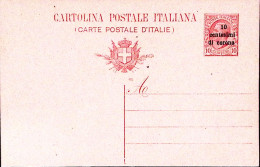 1918-TRENTINO Cartolina Postale Leoni C.10 Mill. 18 Sopr.10/centesimi/di Corona  - Trente