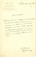 1870-lettera Con Intestazione A Rilievo Del Gran Magistero Dell'ordine Dei Santi - Historical Documents