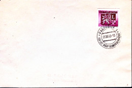 1945-CECOSLOVACCHIA 100 Mostra Cartoline Epoca/Pardubice (13.12) Annullo Special - Andere & Zonder Classificatie