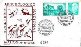 1967-SPAGNA Mahon Congresso Archeologico Annullo Speciale (29.4) - Altri & Non Classificati