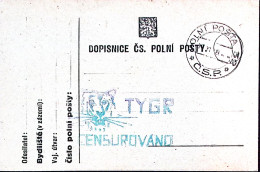 1938-CECOSLOVACCHIA POLNI Posta 32/ C.S.P. C.2 (10.11) Su Cartolina Franchigia - Altri & Non Classificati