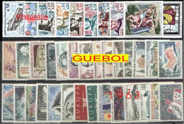 France N° 1368 à 1403 ** Série Complète - Unused Stamps