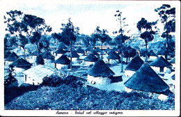 1936-ERITREA Asmara Tukul Nel Villaggio Indigeno Viaggiata Asmara (9.5) Affranca - Erythrée