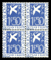 ** N°294, 1f 50 Colombe De La Paix, Bloc De Quatre. TB  Qualité: **  Cote: 480 Euros - Unused Stamps