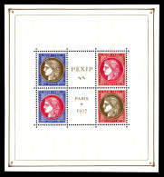 ** N°348/351, P.E.X.I.P, Les 4 Valeurs Encadrées. TB  Qualité: **  Cote: 450 Euros - Unused Stamps