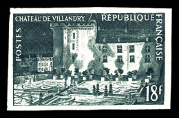 ** N°995A, Non émis, Villandry: 18F Bleu Non Dentelé, Infimes Adhérences Au Verso. TB (certificat)  Qualité: **  Cote: 5 - Unused Stamps