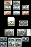 O 1927/1954: Lot De Timbres Obl Dont N°1, 14 Et 15. TB  Qualité: Oblitéré  Cote: 1492 Euros - 1927-1959 Oblitérés