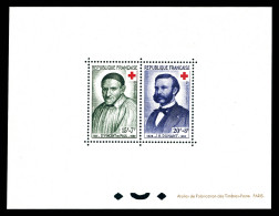 ** N°1187/1188, Paire Croix Rouge, Tirage 20 Exemplaires. RARE Et SUP (certificat)  Qualité: ** - Mint/Hinged