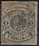 Luxembourg - Luxemburg - Timbres -  1866   2c.   °   Michel 13     VC. 17,- - 1859-1880 Wappen & Heraldik