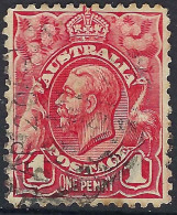 AUSTRALIA 1913 KGV 1d Red SG17 Used - Usados