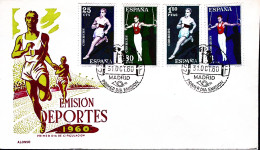 1960-SPAGNA Sport Diversi (987+990+992+995) Fdc - Sonstige & Ohne Zuordnung