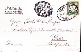 1903-Baviera Nuerberg Torneo Ginnico Annullo Speciale Su Cartolina (Norimberga P - Other & Unclassified