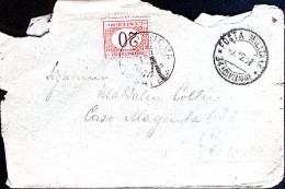 1917-Posta Militare/34^ DIVISIONE C.2 (9.12) Su Busta Non Affrancata E Tassata C - Marcophilia