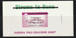 STROMA - BLOC ** Emergency Strike Post - EUROPA 1963 - POISSONS - Local Issues