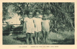 NOUVELLE CALEDONIE - Iles Loyautés - Enfants Des Trois Iles : Marré, Lifou , Ouvéa - Animé - Carte Postale Ancienne - Nueva Caledonia