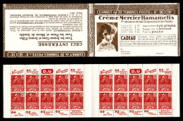 ** N°272-C6, Série 209, MERCIER CAYLUS Et EU, Variété Pli Accordéon Sur Couverture. TTB  Qualité: ** - Anciens : 1906-1965