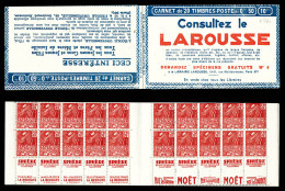 ** N°272-C12a, Série 213, LAROUSSE Et EU: Variété Double Publicités Basse Totales, Les Bandelettes Supérieures Ont Total - Anciens : 1906-1965