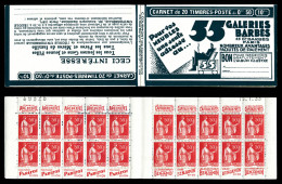 ** N°283-C2, Série 279-B, GALERIE BARBES Et EU, Daté. TTB  Qualité: ** - Anciens : 1906-1965