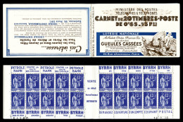 ** N°365-C5, Série 25, GUEULES CASSEES Et EU, Daté Du 18.2.38. TTB  Qualité: ** - Old : 1906-1965