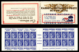 ** N°368-C2, Série 48-B, LOTERIE NATIONALE VOTRE RÊVE Et EU, Daté Du 18.1.39. TTB  Qualité: ** - Vecchi : 1906-1965