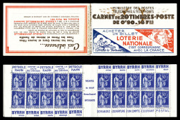 ** N°368-C3, Série 56, LOTERIE NATIONALE Et EU. TTB  Qualité: ** - Alte : 1906-1965