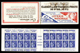 ** N°368-C3, Série 58-B, LOTERIE NATIONALE Et EU. TTB  Qualité: ** - Alte : 1906-1965