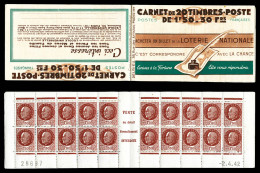 ** N°517-C1, Série 63 (7 Points Dans La Marge Case 20), LOTERIE NATIONALE Et EU, TB  Qualité: ** - Vecchi : 1906-1965