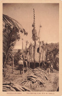 NOUVELLE CALEDONIE - Préparation D'une Fête De Famille - Animé - Carte Postale Ancienne - Nueva Caledonia