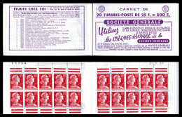 ** N°1011C-C2, Série 7-59, SOCIETE GENERALE Et EU, Daté Du 25.5.59. TB  Qualité: ** - Vecchi : 1906-1965