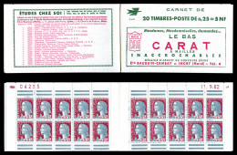 ** N°1263-C3, Série 16-62, LE BAS CARAT Et EU, Daté Du 11.9.62, TB  Qualité: ** - Old : 1906-1965