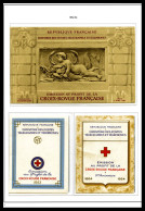 ** 1952-2020, Collection Complète De 76 Carnets Dont 1952 Et 1955 Presentés Sur Feuille De Classeur 'Yvert Et Tellier'.  - Red Cross