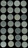 N Timbres Monnaie CREDIT LYONNAIS: 28 Timbres Avec Fond Et Numéros Différents. TB  Qualité: N - Ongebruikt