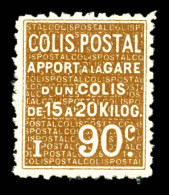 ** N°28C, (N° Maury), NON EMIS: 90c Brun Sur Jaune, Apport à La Gare, Très Bon Centrage, GRANDE RARETE, SUPERBE (certifi - Mint/Hinged