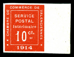 ** N°1a, (cote Maury) 10c Vermillon NON DENTELE Bdf. SUP. R. (signé Brun/certificat)  Qualité: **  Cote: 2650 Euros - War Stamps