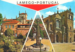 LAMEGO - Sé Catedral E Largo Dos Reis  ( 2 Scans ) - Viseu